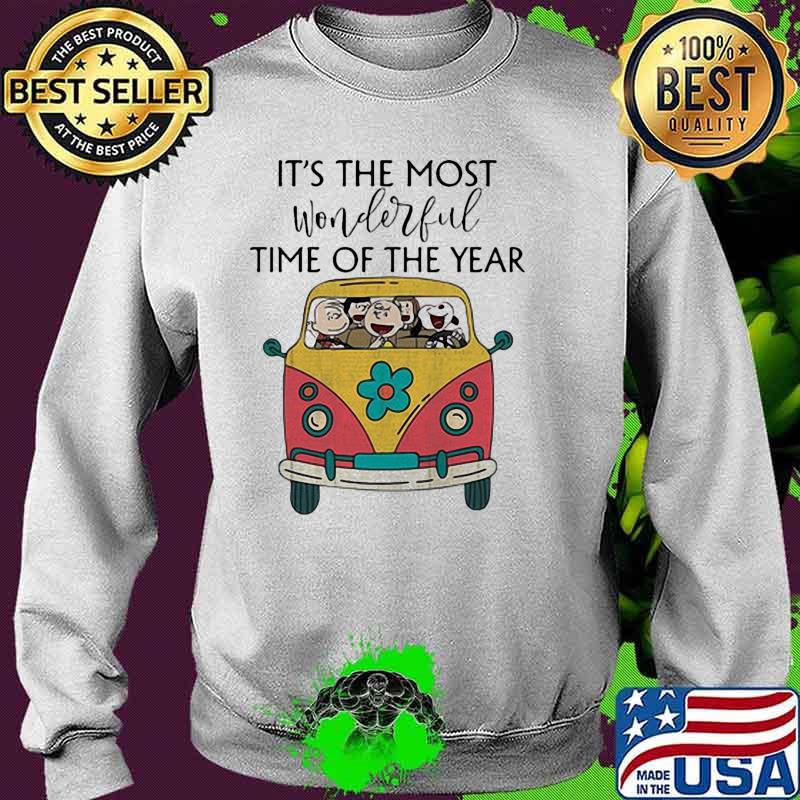 Its the most wonderful time of the year bus peanuts Sweater Its the most wonderful time of the year bus peanuts Sweater