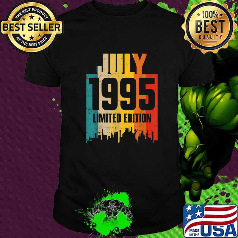 July 1995 Limited Edition Retro Vintage T-Shirt