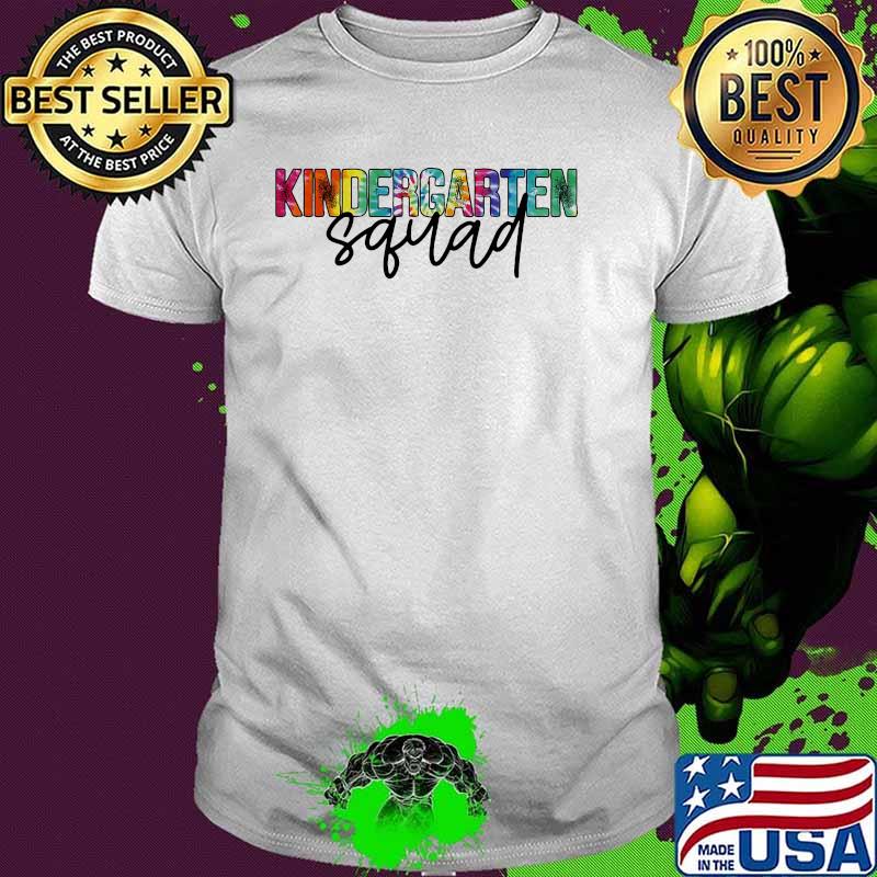 Kindergarten squad hippie colorful shirt