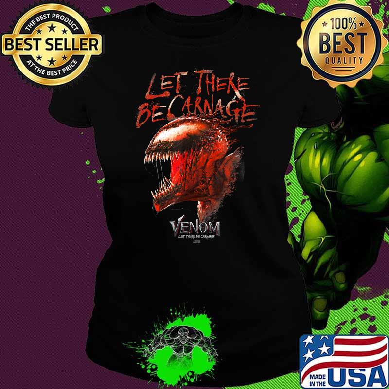 Let There Be Carnage Red Carnage Roar Marvel Venom T-Shirt Ladies tee Let There Be Carnage Red Carnage Roar Marvel Venom T-Shirt Ladies tee