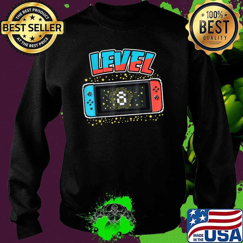 Level 8 Birthday Video Games T-Shirt Sweater Level 8 Birthday Video Games T-Shirt Sweater