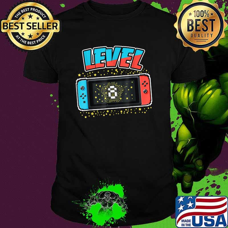Level 8 Birthday Video Games T-Shirt Level 8 Birthday Video Games T-Shirt