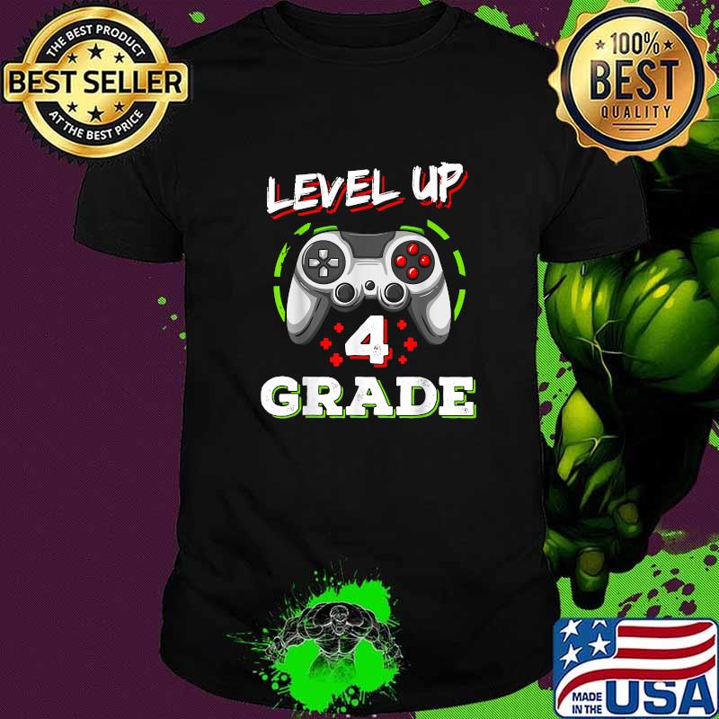 Level Up 4th Grade Back To School T-Shirt Level Up 4th Grade Back To School T-Shirt