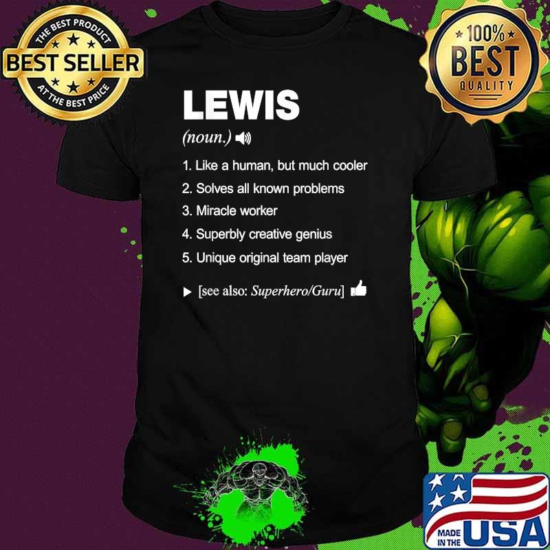Lewis Name Definition Family T-Shirt