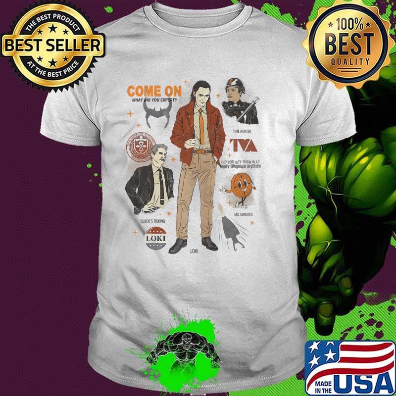 Marvel Loki Group Poster T-Shirt