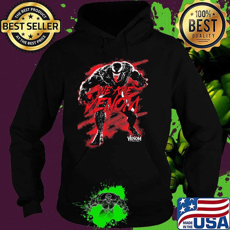 Marvel Venom Let There Be Carnage We Are Venom Red Splash T-Shirt Hoodie Marvel Venom Let There Be Carnage We Are Venom Red Splash T-Shirt Hoodie