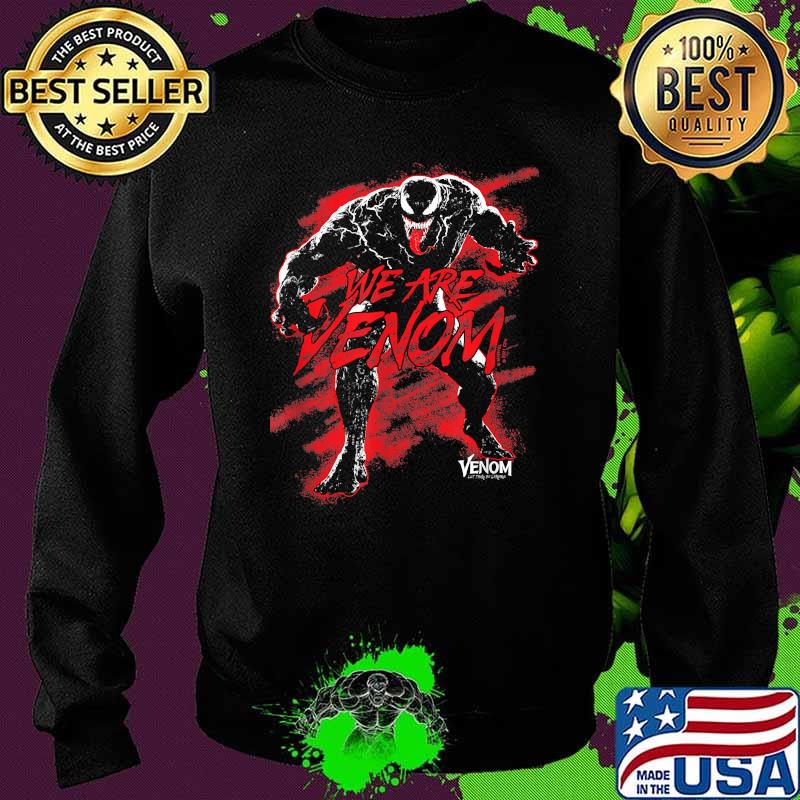 Marvel Venom Let There Be Carnage We Are Venom Red Splash T-Shirt Sweater Marvel Venom Let There Be Carnage We Are Venom Red Splash T-Shirt Sweater