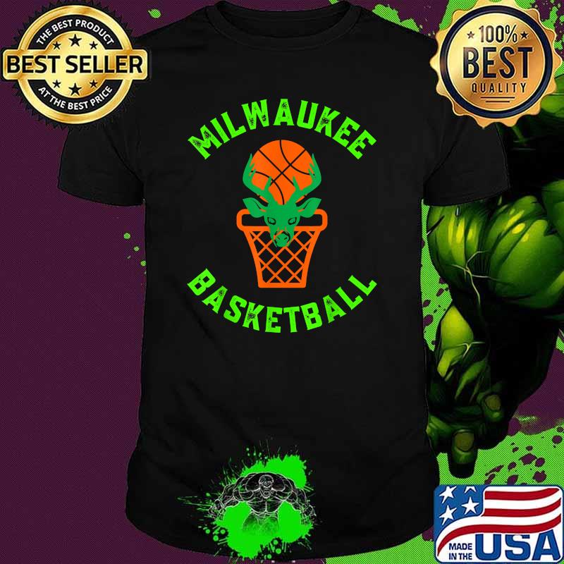 Milwaukee Basketball Fan Graphic T-Shirt