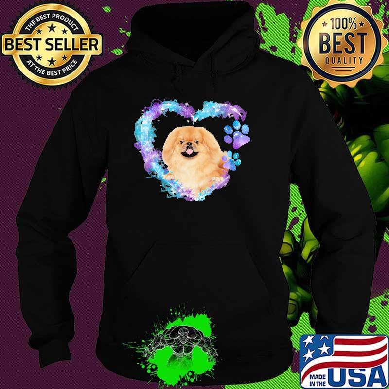 Miracle Paws - TAN Pekingese Magical Heart Shirt Hoodie Miracle Paws - TAN Pekingese Magical Heart Shirt Hoodie