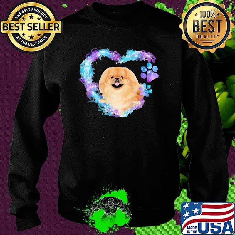 Miracle Paws - TAN Pekingese Magical Heart Shirt Sweater Miracle Paws - TAN Pekingese Magical Heart Shirt Sweater
