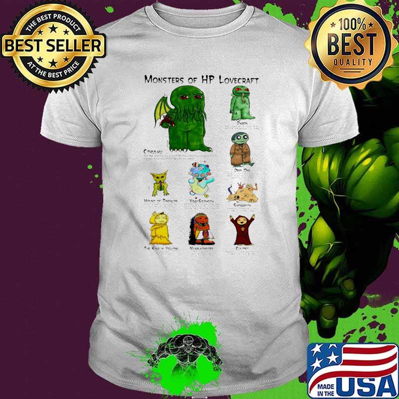 Monsters of HP lovecraft shirt