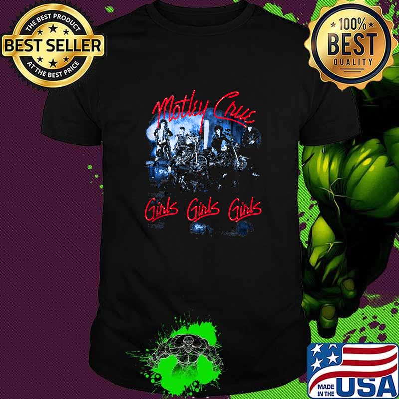 Mötley Crüe - Girls Girls Girls Tracklist T-Shirt
