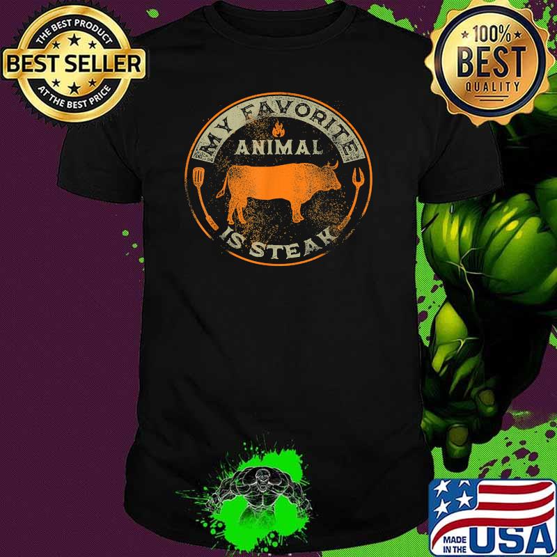 My Favorite Animal is Steak BBQ T-Shirt
