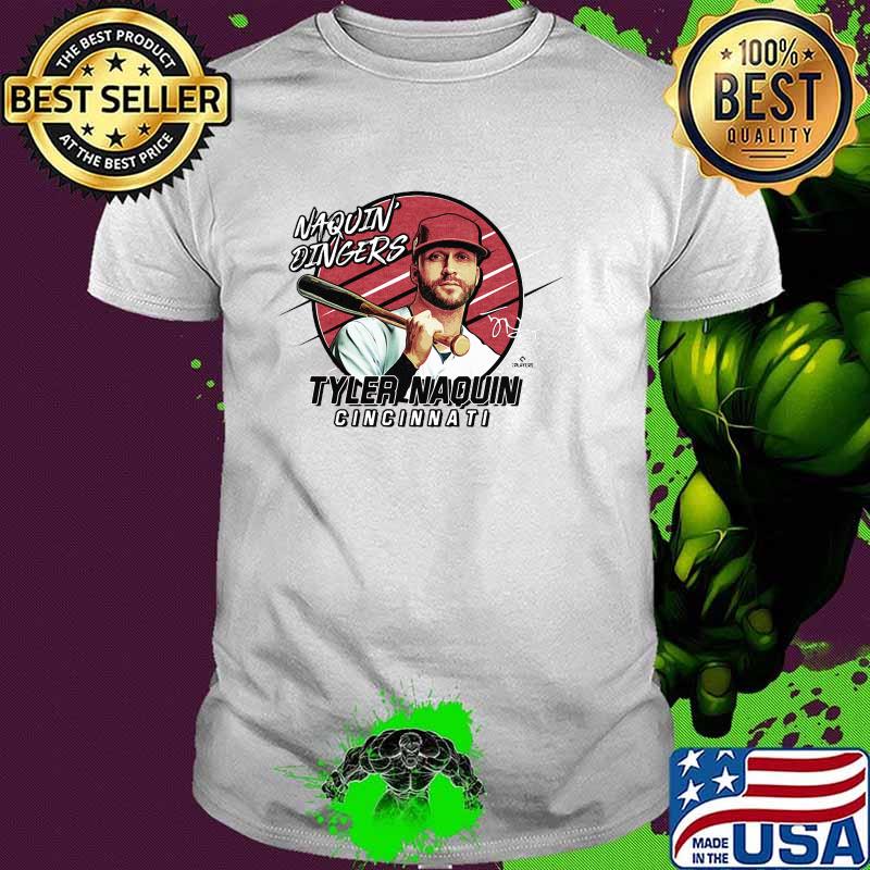 Naquin dingers tyler naquin cincinnati signature shirt