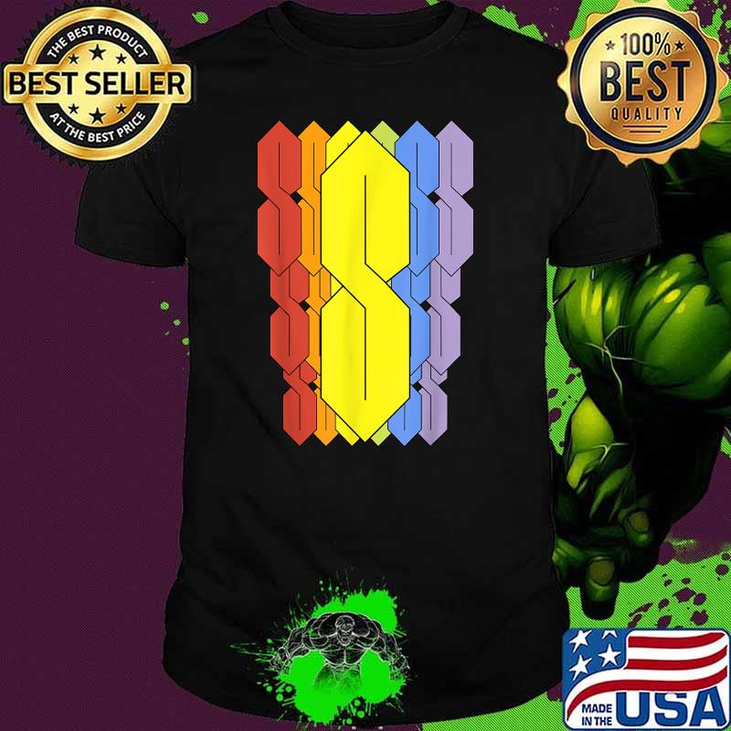 Nostalgic Rainbow Doodle S Shirt