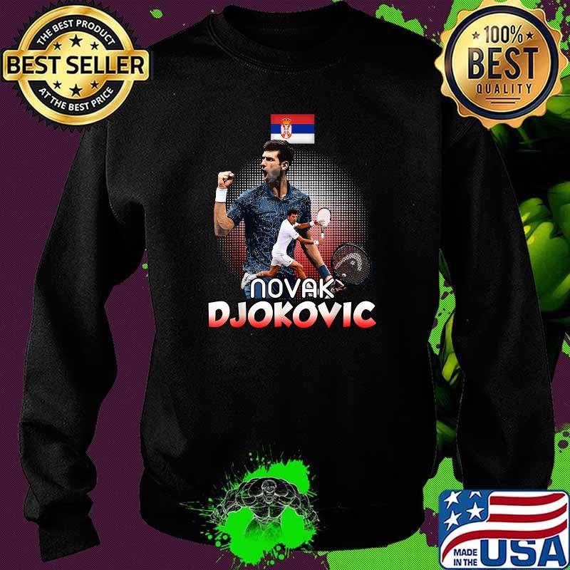 Novak DjokoVics Tennis T-Shirt Sweater Novak DjokoVics Tennis T-Shirt Sweater