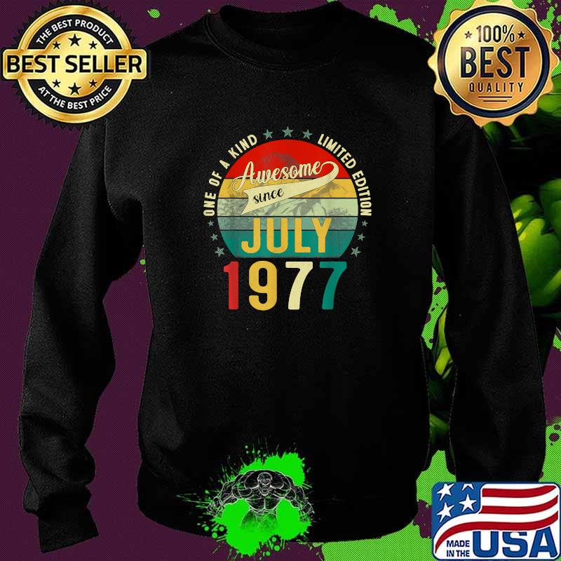One of a kind limited edition awesome sice july 1977 44 years old vintage Sweater One of a kind limited edition awesome sice july 1977 44 years old vintage Sweater