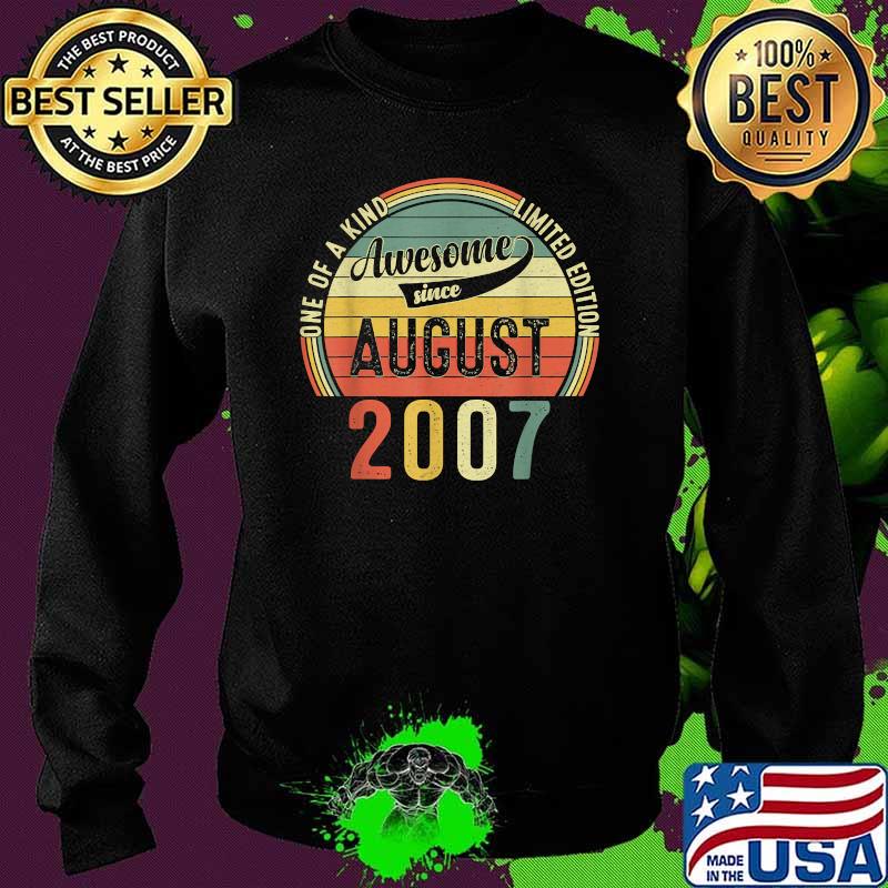 One of A Kind Limited Edition Awesome Since August 20097 Vintage Shirt Sweater One of A Kind Limited Edition Awesome Since August 20097 Vintage Shirt Sweater
