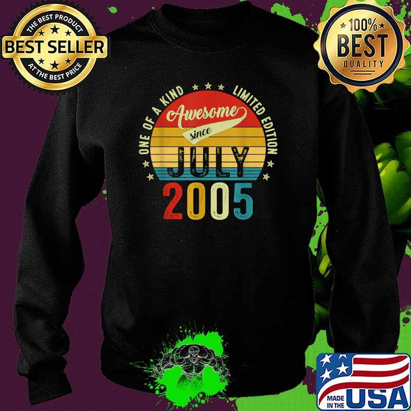 One Of A Kind Litmited Edition Awesome Since July 2005 Vitnage Sweater One Of A Kind Litmited Edition Awesome Since July 2005 Vitnage Sweater