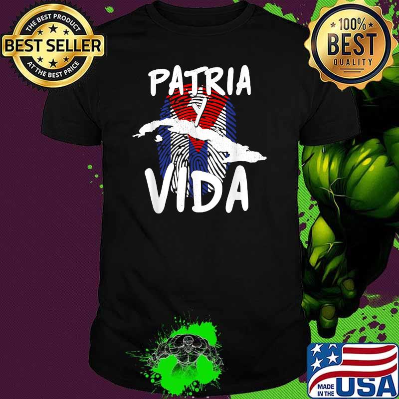 PAtria vida dna Sos Cuba flag shirt
