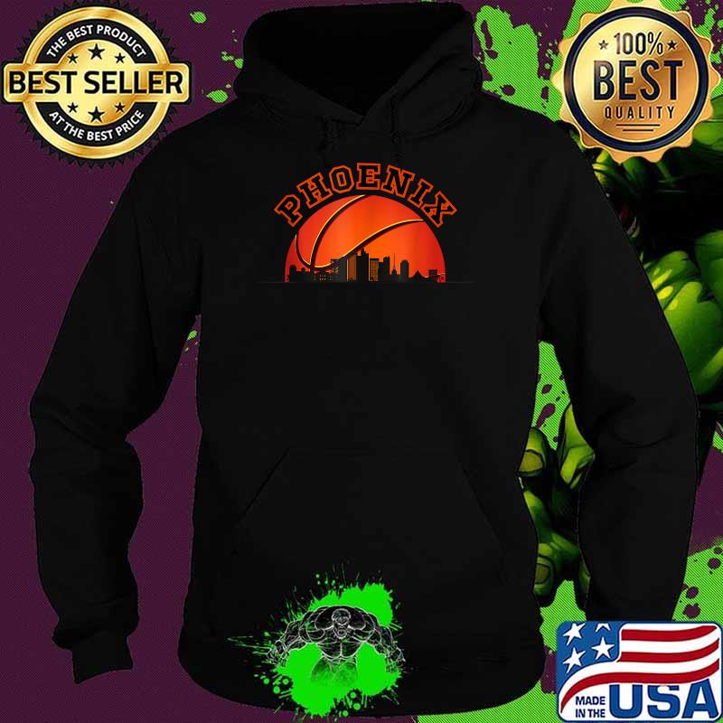 Phoenix AZ Cityscape Retro Sun Basketball Shirt Hoodie Phoenix AZ Cityscape Retro Sun Basketball Shirt Hoodie