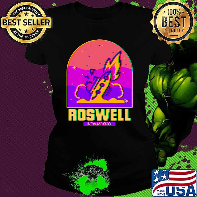 Roswell New Mexico Alien UFO Crash Flying Saucer Shirt Ladies tee Roswell New Mexico Alien UFO Crash Flying Saucer Shirt Ladies tee