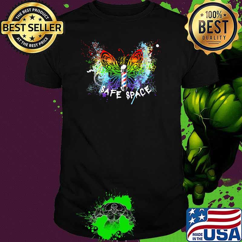 Safe space Butterfly watercolor T-Shirt