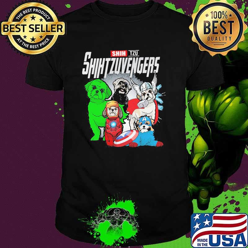 Shih tzu shihtzuvengers captain america shirt
