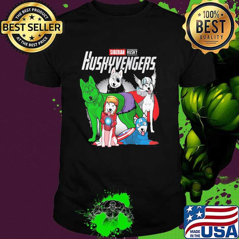Siberian Husky huskyvengers captain american shirt