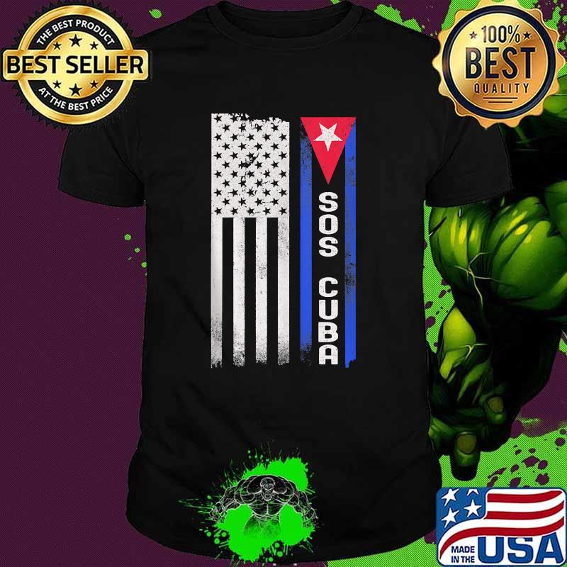 SOS CUBA Flag shirt