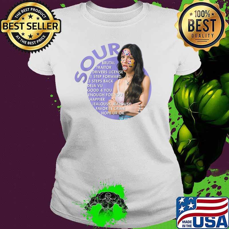 Sour Brutal Traitor Drivers License Shirt Ladies tee Sour Brutal Traitor Drivers License Shirt Ladies tee
