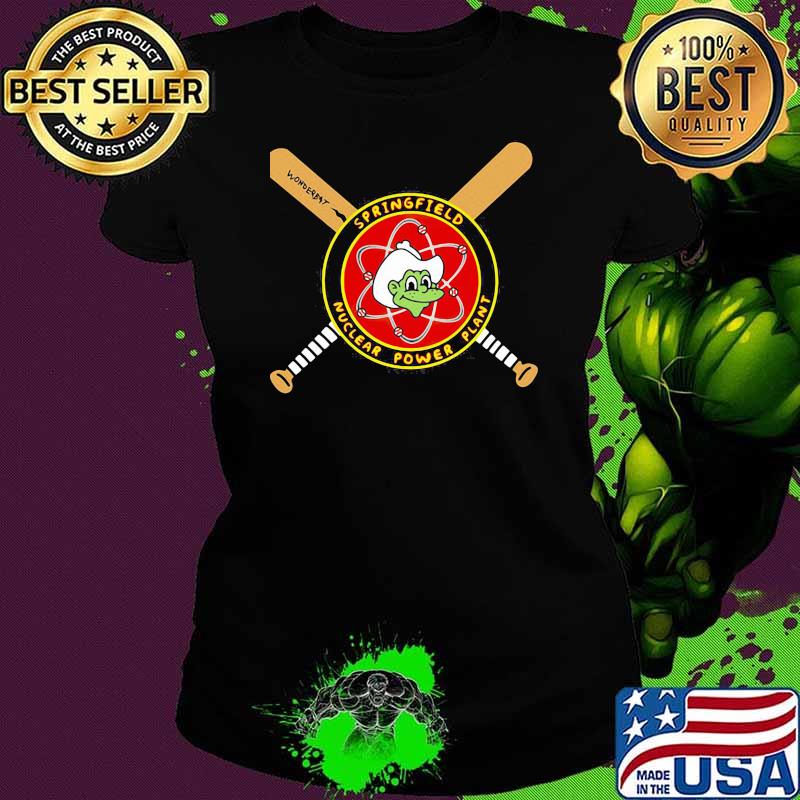Spring Field Softball Nuclear Power Plant Simpson s Ladies tee Spring Field Softball Nuclear Power Plant Simpson s Ladies tee
