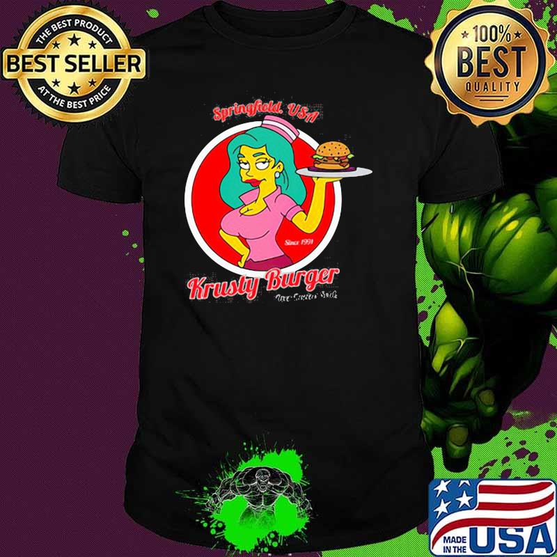 Spring Field US Krusty Burger Simpson Shirt
