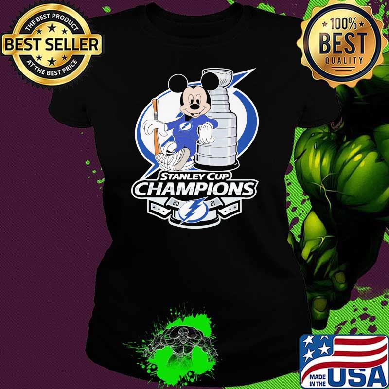Stanley cup champions tampa bay lightning mickey Ladies tee Stanley cup champions tampa bay lightning mickey Ladies tee