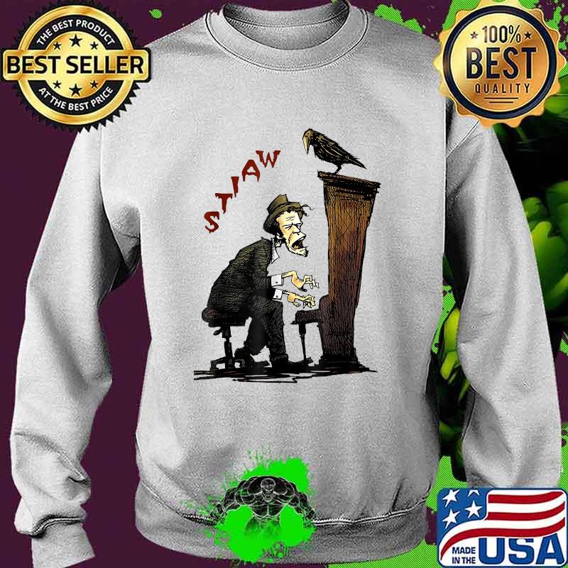 Stiaw Eagle Playing Piano Graphic Tom Idol Waits T-Shirt Sweater Stiaw Eagle Playing Piano Graphic Tom Idol Waits T-Shirt Sweater