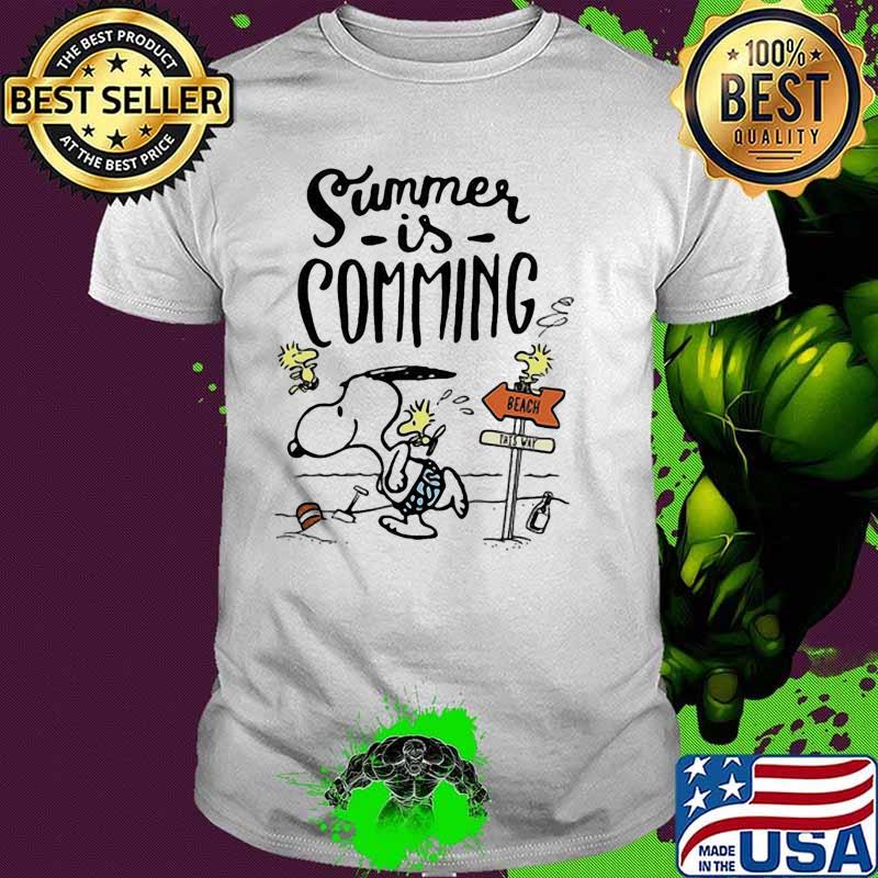 Summer is comming snoopy shirt