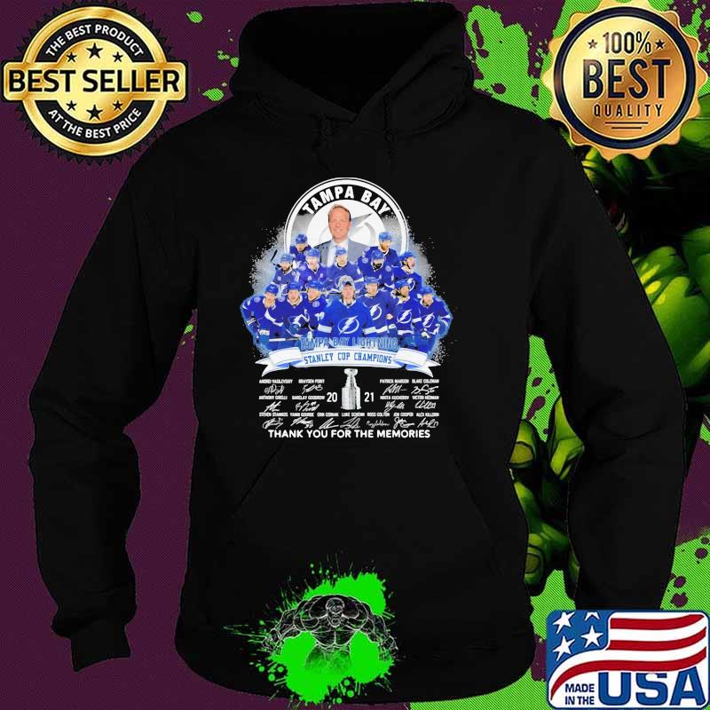 Tampa Bay Lightning Thank You For The Memories Shirt Hoodie Tampa Bay Lightning Thank You For The Memories Shirt Hoodie