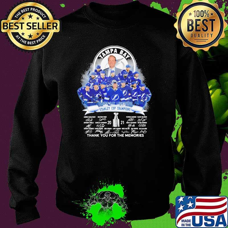 Tampa Bay Lightning Thank You For The Memories Shirt Sweater Tampa Bay Lightning Thank You For The Memories Shirt Sweater