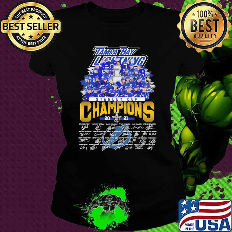 Tampa Bay Lightning The Champion Stanley Cup Shirt Ladies tee Tampa Bay Lightning The Champion Stanley Cup Shirt Ladies tee