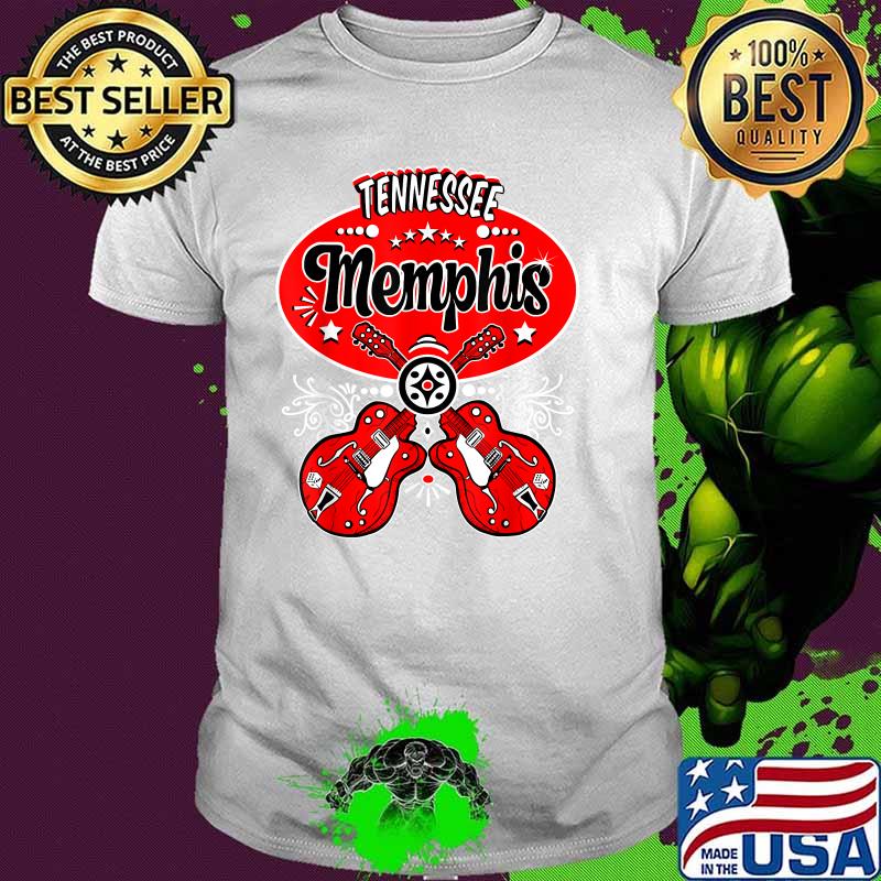 Tennessee Memphis Guitar Music Rockabilly T-Shirt