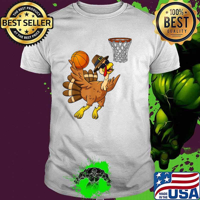 Thanksgiving Turkey Basketball Player Shirt