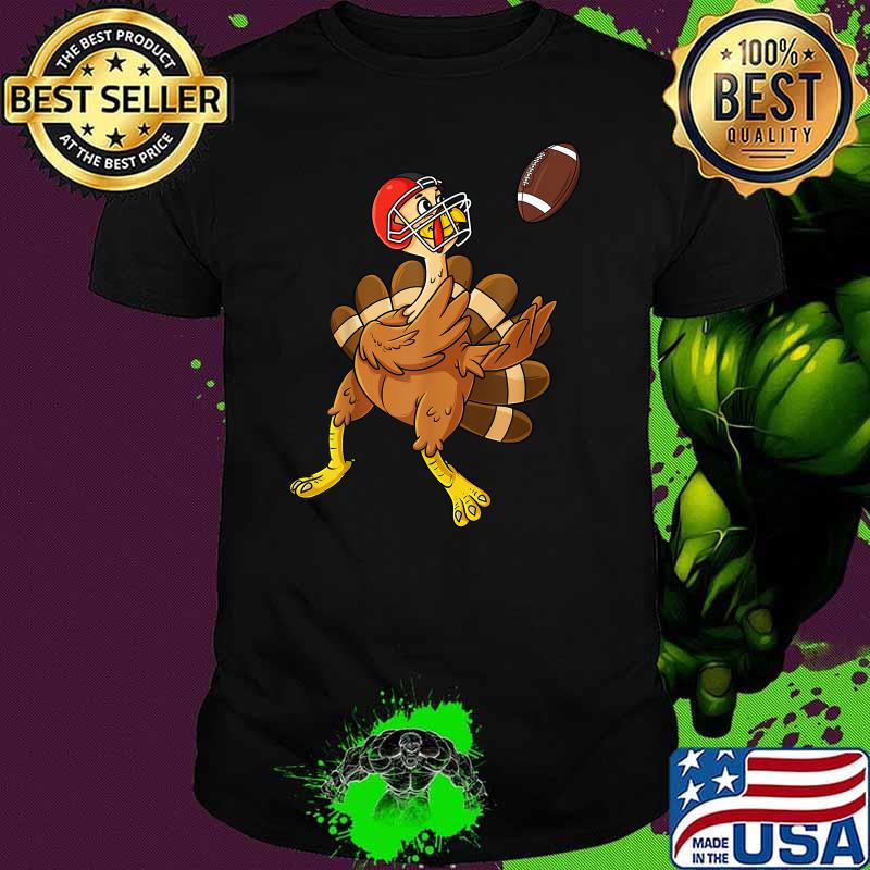 Thanksgiving Turkey Wide Receiver Football Shirt