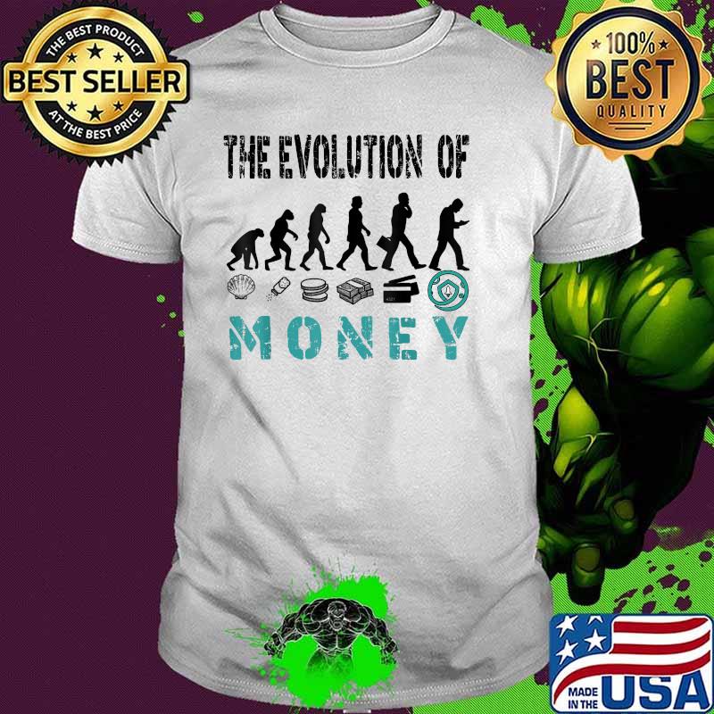 The Evolution of Money Safemoon Crypto Cryptocurrency T-Shirt The Evolution of Money Safemoon Crypto Cryptocurrency T-Shirt