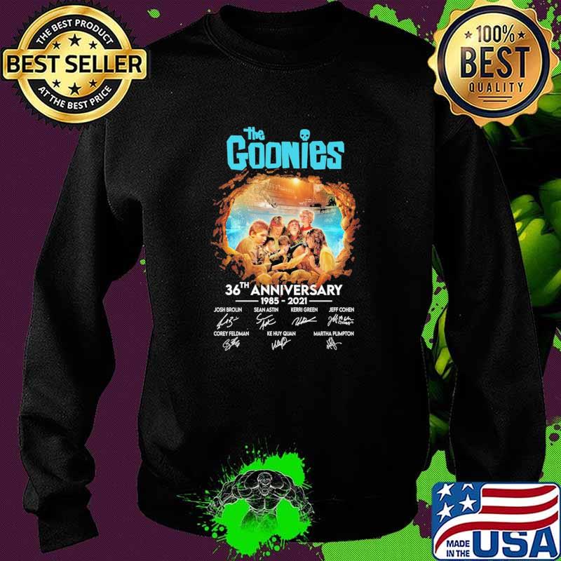 The Goonies 36th Anniversary 1985 2021 Shirt Sweater The Goonies 36th Anniversary 1985 2021 Shirt Sweater