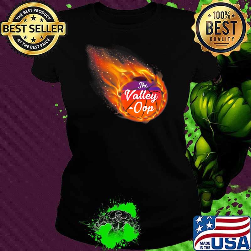 The Valley Oop Phoenix Basketball Retro Sunset Basketball T-Shirt Ladies tee The Valley Oop Phoenix Basketball Retro Sunset Basketball T-Shirt Ladies tee