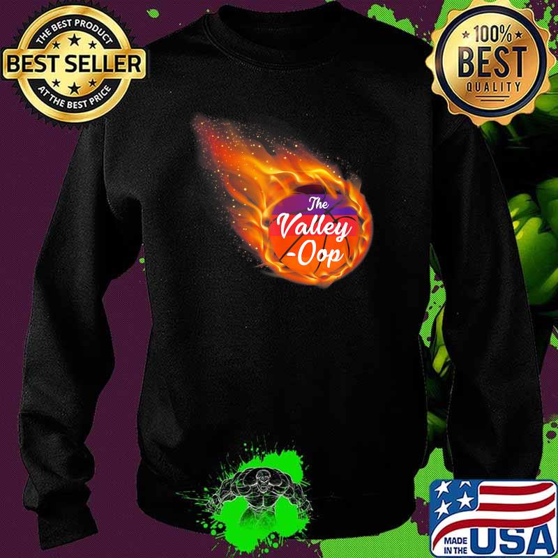 The Valley Oop Phoenix Basketball Retro Sunset Basketball T-Shirt Sweater The Valley Oop Phoenix Basketball Retro Sunset Basketball T-Shirt Sweater
