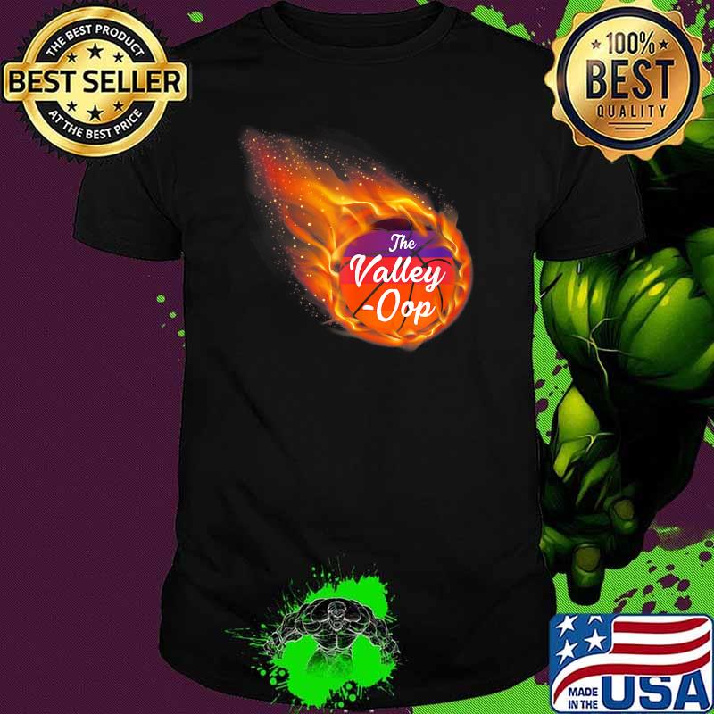 The Valley Oop Phoenix Basketball Retro Sunset Basketball T-Shirt The Valley Oop Phoenix Basketball Retro Sunset Basketball T-Shirt