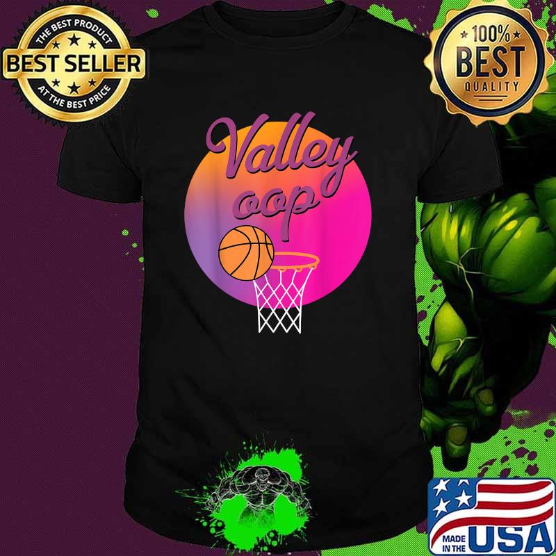 The Valley Oop Phoenix Basketball Retro Sunset T-Shirt