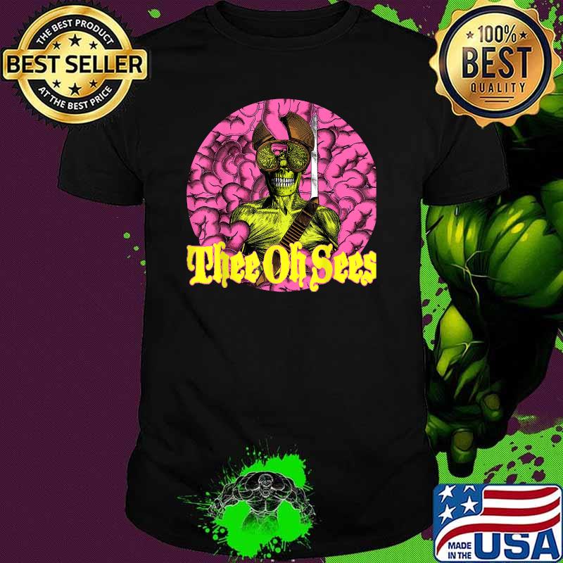 Thee oh Sees Skull Brain T-Shirt