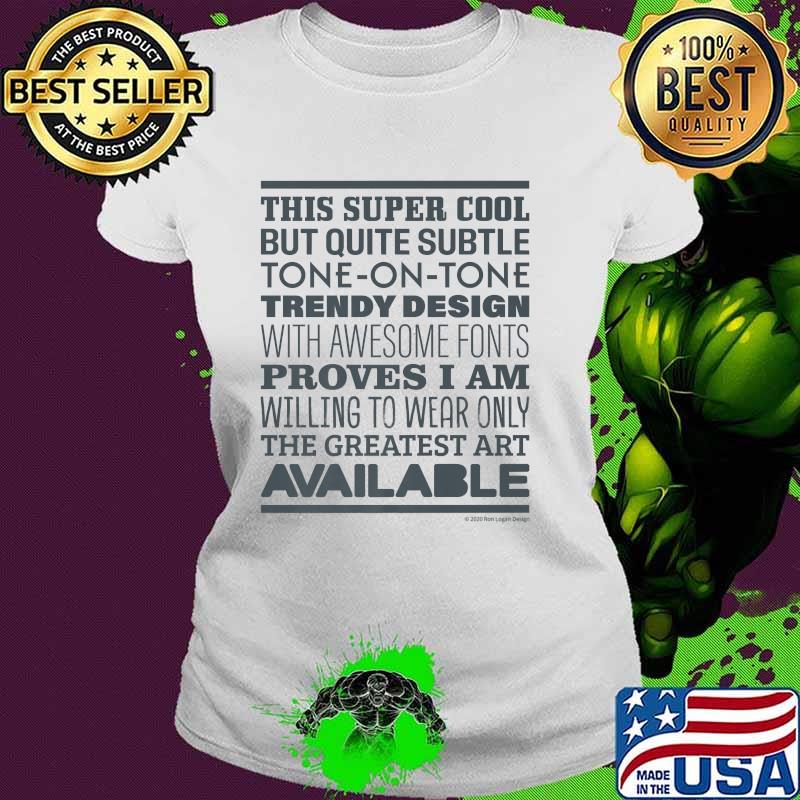 This super cool but quite subtle tone on tone available t-s Ladies tee This super cool but quite subtle tone on tone available t-s Ladies tee